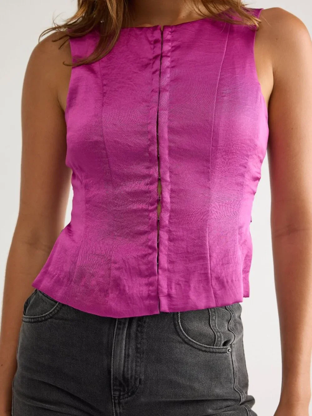 🆕 FREE PEOPLE Odessa Top / Vivid Viola